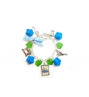 Mend and Make Do Themed Charm Bracelet